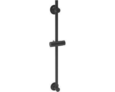 Asta Per Tenda Da Doccia RBYCOS In Acciaio Inox Nero - Regolabile Da 81 A 203 Cm - Antiscivolo, A Molla, Senza Fori - 2