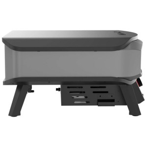 Cozze Forno per pizza Premium Rotate Gas 17 pollici, grill a gas con pietra refrattaria rotante.