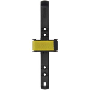 Support noir Abus en plastique pour extincteur aérosol AFS625 pour montage mural.