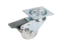 Rotella orientabile con fermo in acciaio zincato Ø 5 cm / altezza 7,3 cm