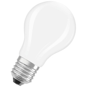 Ampoule LED Bellalux mate, forme classique, culot E27, lumière blanc chaud, équivalent 75W.