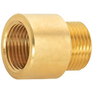 Prolunga rubinetto in ottone, 14,9 x 16,7 mm, raccordo filettato per rubinetti.