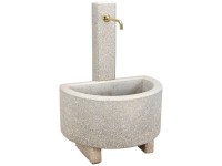 Nouvel Brunnen Luna Beton Messing (HxBxT) 118 x 60 x 80 cm