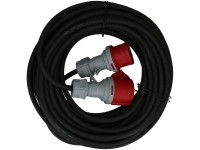 CEE-Verlängerung H07RN-F5G1.5 / 5-polig Schwarz / 20 m