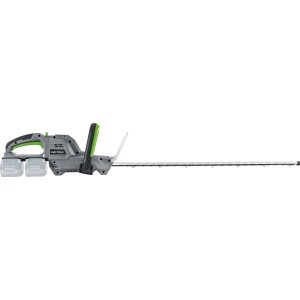 Taille-haie sans fil LUX ZHT737-1V avec 2 batteries, idéal pour tailler les haies.