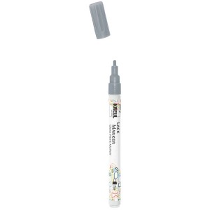 Kreul Lackmalstift fine, Silber, 1-2 mm Strichstärke. Ideal zum Gestalten und Beschriften.