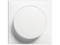Feller Drehdimmer EdizioDue Frontplatte Seitenlinse Weiss