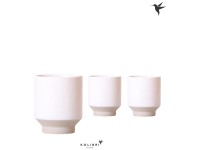 Kolibri Home Übertopf Harmony Weiss Topf Ø 9 cm / Höhe 10 cm / 1 Stk.