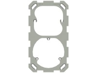 Befestigungsplatte Modino Priamos senkrecht für Steckdose Gr.2x1