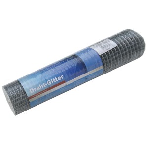 Rete metallica zincata elettrosaldata, maglia 12,7mm, 0,5x5m, per recinzioni e privacy.
