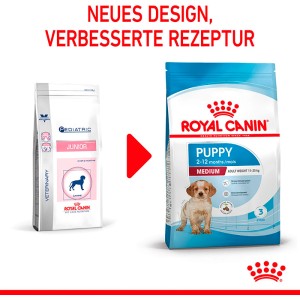 Royal Canin Medium Puppy cibo secco, confezione da 4kg per cuccioli di taglia media.