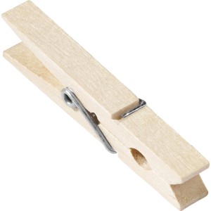 Molletta da bucato in legno di betulla, 7,2 cm, per stendibiancheria, 50 pezzi