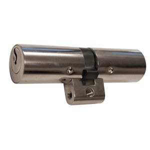 Cylindre double Alpertec, fermeture différente, 32,5/37,5 mm, pour serrures de porte.