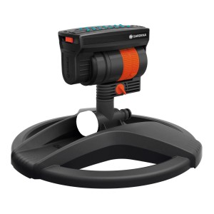 Irrigatore oscillante Gardena Aqua Zoom Compact per irrigazione giardino e prato.