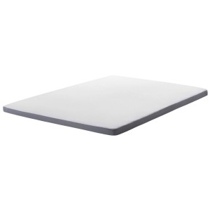 Surmatelas Comfy 140x200 cm, blanc, avec mousse à mémoire de forme pour un confort optimal.