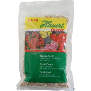 Hauert Blumen-Tardit fertilizzante a lenta cessione, sacco da 0,4 kg per piante da balcone e in vaso.