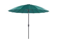 Beliani Parasol Baia Vert émeraude Ø 255 cm