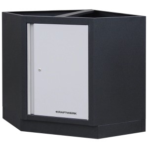 Meuble bas d'angle pour outils Kraftwerk Mobilio, 91x86,4x45,8 cm, pour établis.