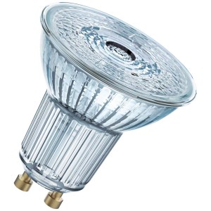 Osram LED riflettore PAR16 GU10, bianco freddo, 50W, 350lm, angolo 120°.