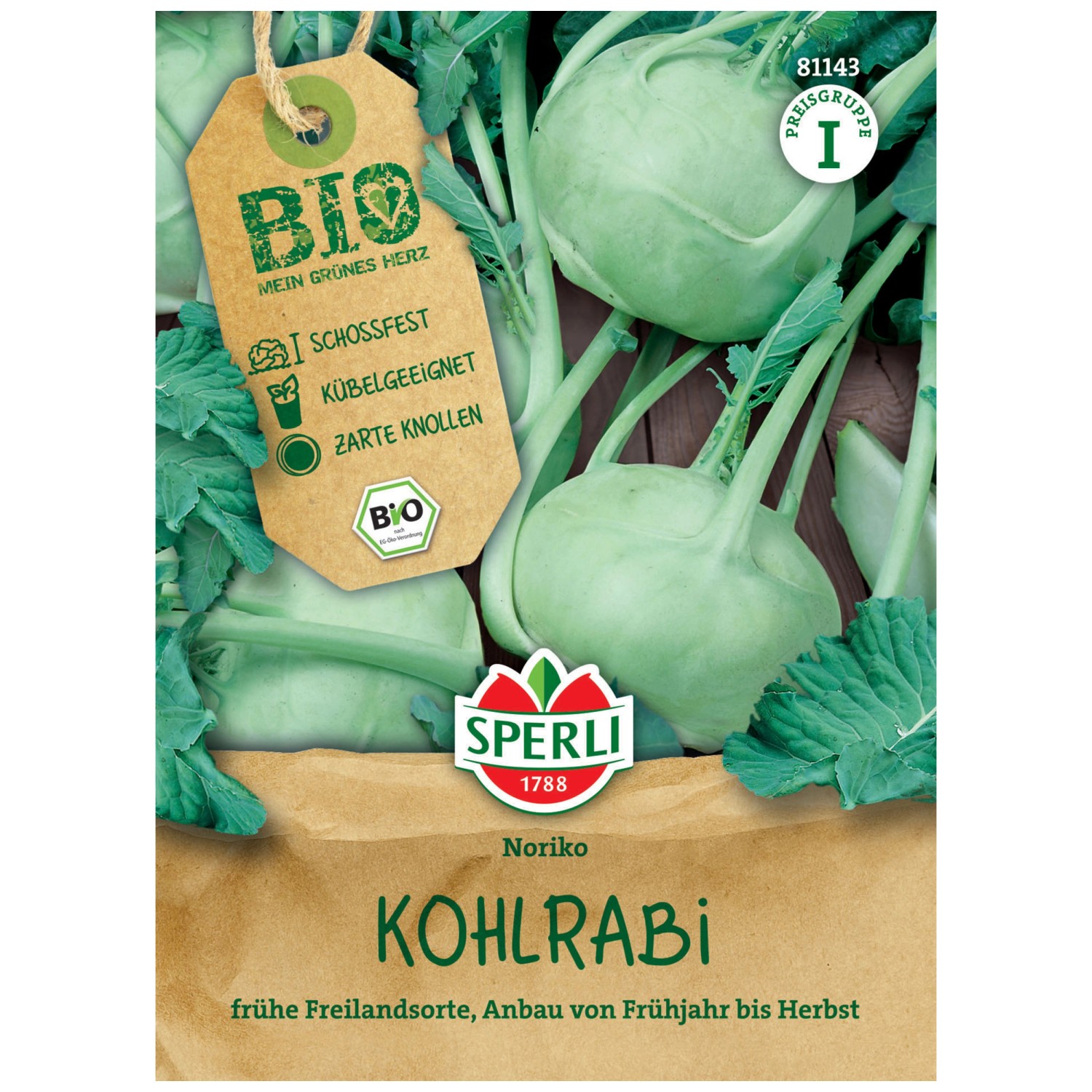 Sperli Saatgut Kohlrabi Noriko Bio 50 Pflanzen kaufen bei OBI