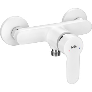 Miscelatore doccia bianco baliv DU-5892, monocomando.