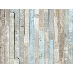 Pellicola adesiva d-c-fix Rio Ocean, 67,5x200cm, effetto legno nei toni del blu, grigio e beige.