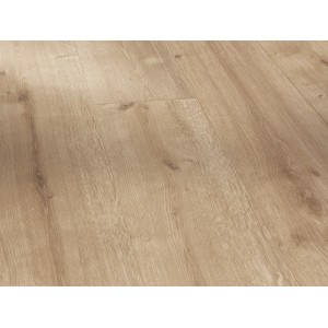 Musterstück Parador Laminat Basic 200 Eiche geschliffen Landhausdiele mit V-Fuge.