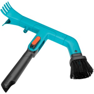 Gardena combisystem pulisci grondaie con spazzola e raschietto, attacco per tubo da giardino.