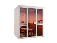 FinnTherm Sauna Karina 1825 Naturbelassen 175 cm x 244 cm