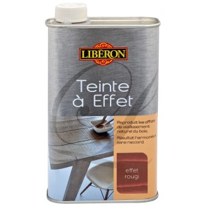 Liberon Impregnante effetto Teinte à Effet Rosso-Marrone, barattolo. Cura del legno per mobili con effetto invecchiato.