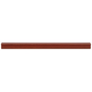 Goulotte de câbles marron, longueur 2 m, 21 x 11,5 mm, auto-adhésive avec couvercle à charnière.