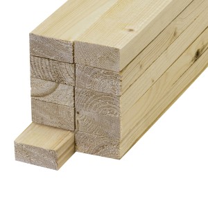 Holzlatten Fichte/Kiefer, gehobelt, 18x36x2000 mm, für Holzkonstruktionen.