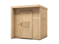 Alpholz Holz-Gartenhaus Flachdach Unbehandelt 920 cm x 202 cm