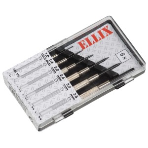 Jeu de 6 tournevis de précision dans une boîte avec différentes tailles.