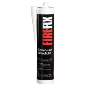 Firefix Silikon-Dichtlippe, transparent, für Kamine & Öfen. Elastisch und selbstklebend.