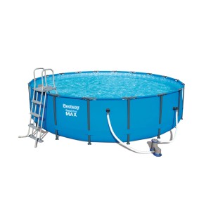 Piscine hors sol Bestway Steel Pro Max, 549x122 cm, avec échelle et pompe.
