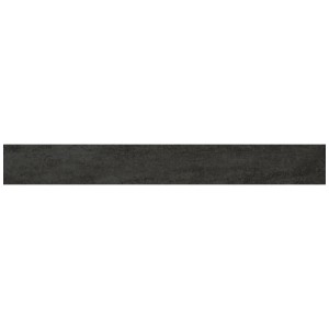 Zoccolino Feng Nero, 7,5x60 cm, resistente al gelo e abbinabile al gres porcellanato.