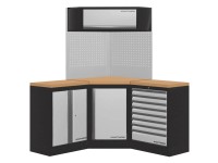 Kraftwerk Werkstatteinrichtung Mobilio 3er-Kombi-Eckelement Buche