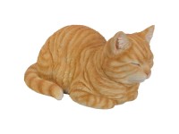 Vivid Arts Katze träumend Rotbraun (HxBxT) 17 x 34,5 x 19,3 cm