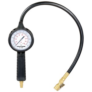 Kraftwerk Gonfiatore pneumatici 3in1 con manometro per controllo pressione.