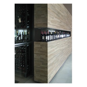 Rivestimento murale Opera Cortina Almond White, piastrella da parete strutturata per interni.