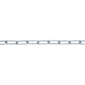 Rundstahlkette, Form C, Ø 6 mm, als Meterware, verzinkt und belastbar bis 160 kg.