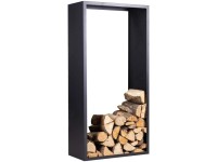 Kaminholzregal Nova 150 A Stahl Anthrazit (HxBxT) 150 x 35 x 72 cm