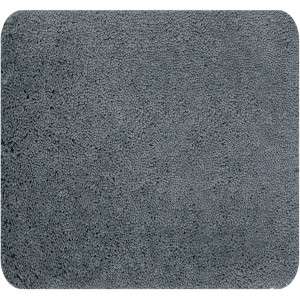 Tappeto bagno Spirella Highland Granit, 55x65 cm, morbido tappetino grigio per il bagno.
