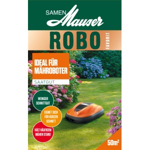 Graines de gazon Robo : Mélange de gazon pour robots tondeuses, facile d'entretien et résistant à la sécheresse.