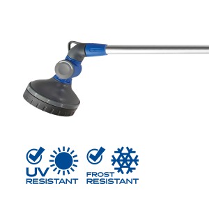 LUX Lancia per irrigazione con 10 varianti di getto, 94-139 cm, per spruzzatori e doccette da giardino.