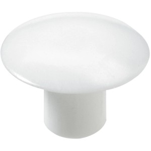 Copertura Hettich bianca in plastica per fori da 5 mm, 20 pezzi