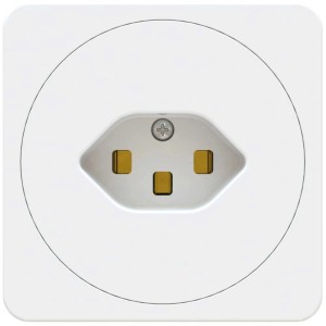 Presa a muro maxONE T23, 16A, 250V, bianca.