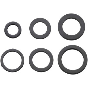 Assortimento guarnizioni Neoperl, 16 guarnizioni in gomma di varie dimensioni per la casa.