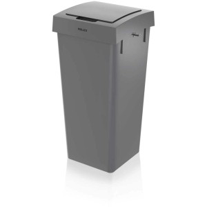 Freistehender Müllex Müllbehälter S60 in Anthrazit mit 60 l Volumen.
